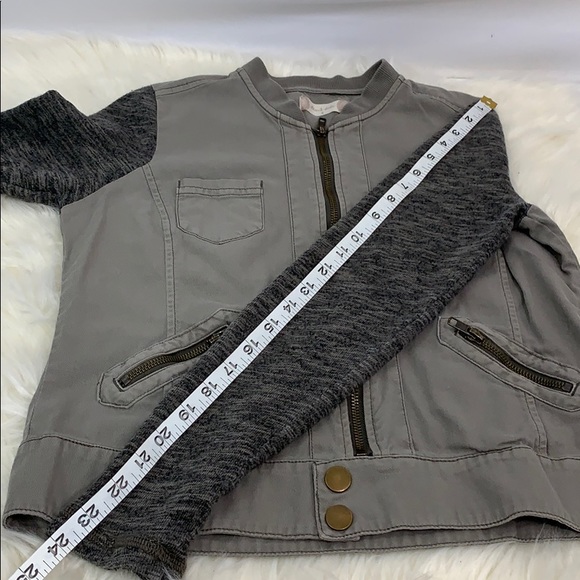 Altar’d State lightweight denim Knit zipper jacket - Picture 8 of 8